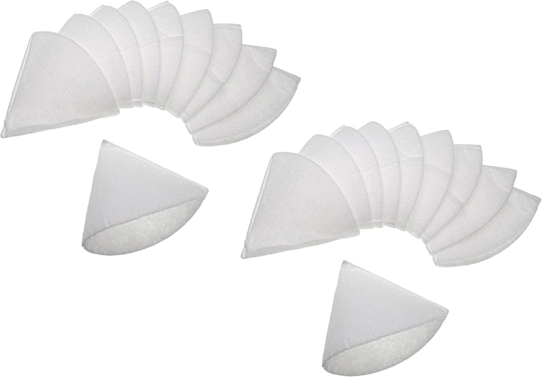 vhbw 20x Kegelfilter kompatibel mit Zehnder STB 125 Lüftungsanlage - Abluftfilter G4, DN 125 Weiss