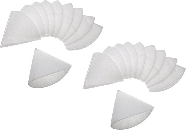 vhbw 20x Kegelfilter kompatibel mit Zehnder STB 125 Lüftungsanlage - Abluftfilter G4, DN 125 Weiss