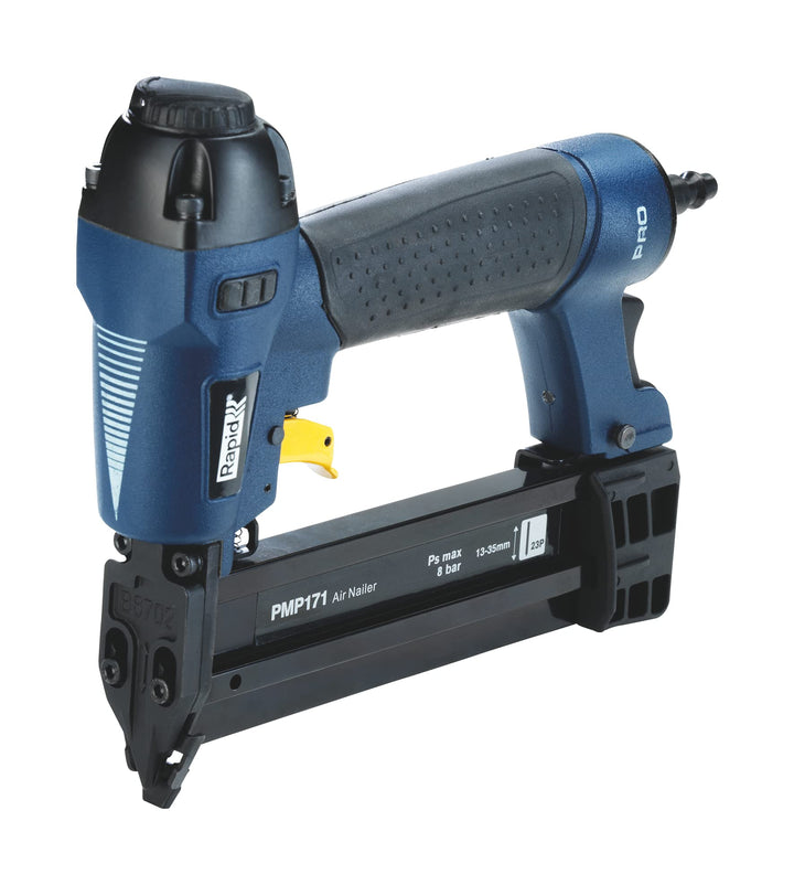 Rapid Stiftnagler Druckluft PMP171, Professioneller Druckluftstiftnagler für präzises Arbeiten mit M