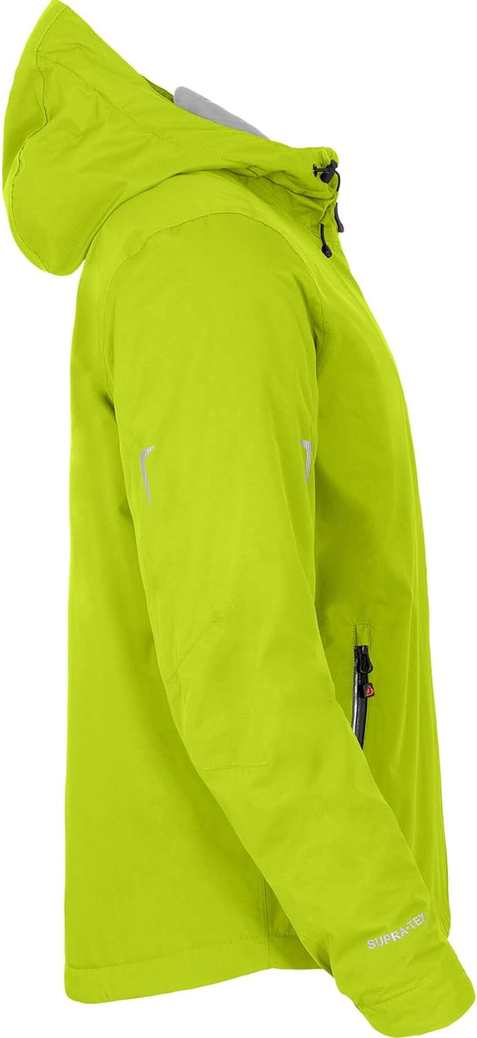Bergson Herren Regenjacke EGGEN THERMO - leicht wattiert - Wanderjacke - Fahrradjacke - Outdoorjacke