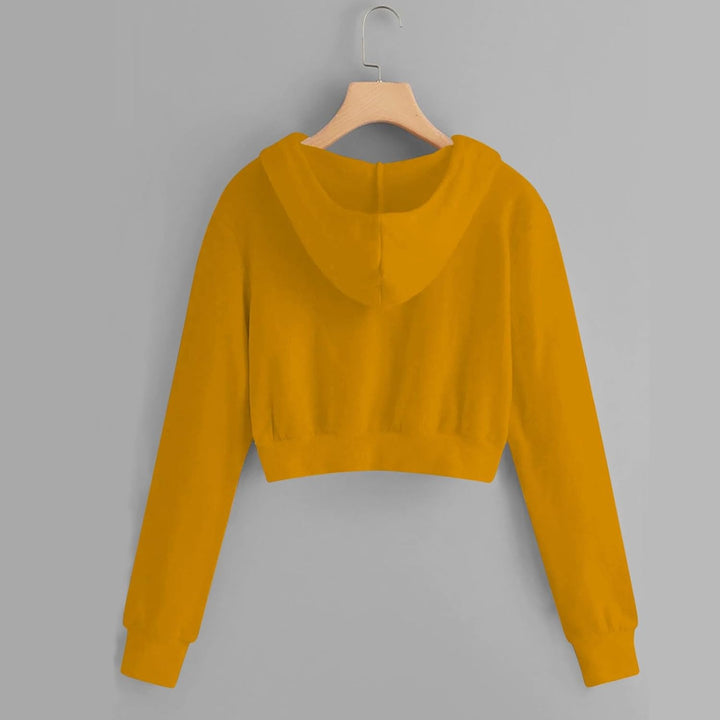 EMATOP Kurz Sweatjacke Mädchen Kinder Langarm Kapuzenjacke Einfarbige Baumwolle Sweatshirt Jacke Ful