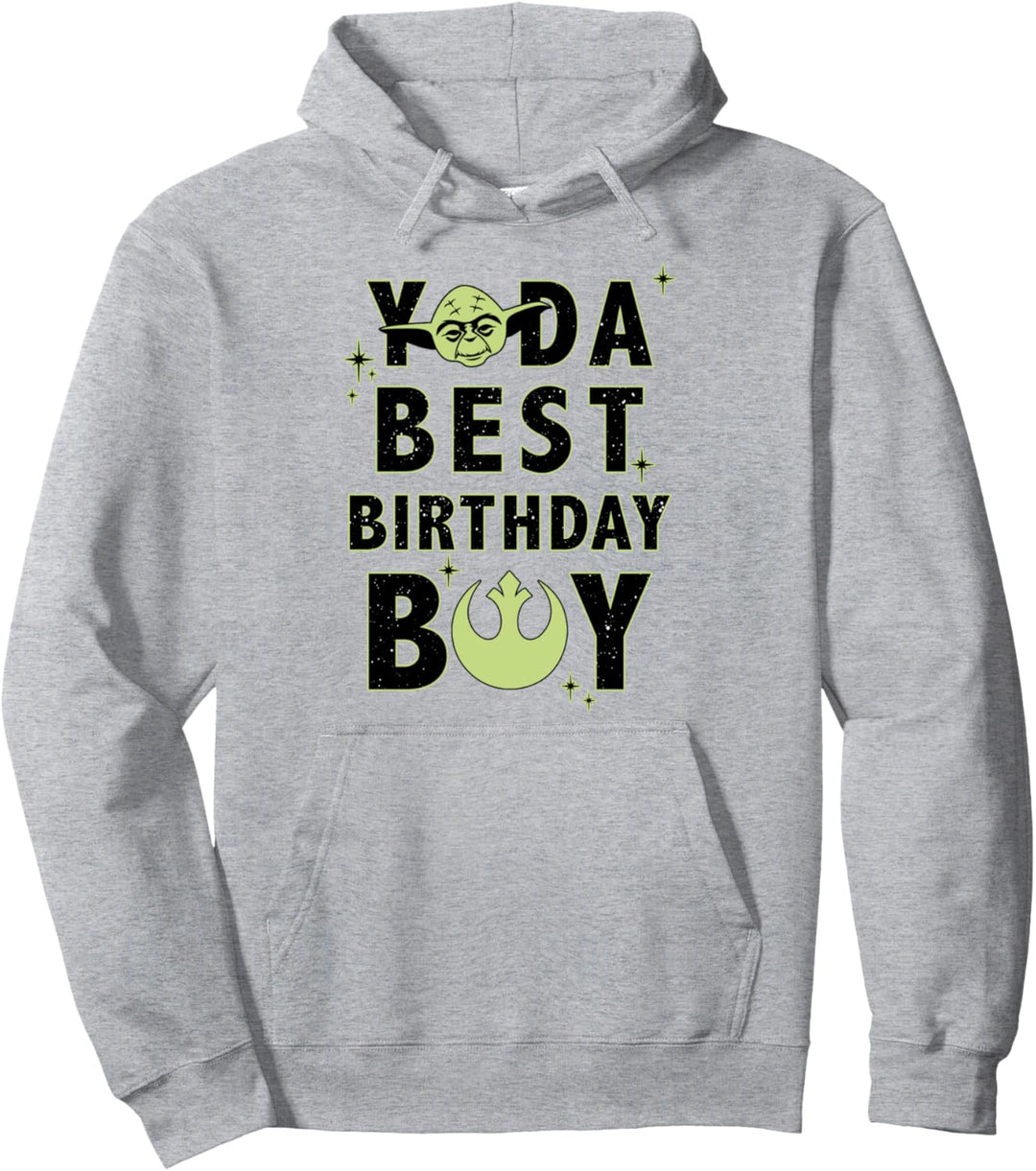 Star Wars Yoda Best Birthday Boy Rebel Logo Pullover Hoodie