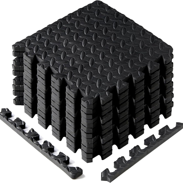 Yes4All 30x30 cm bis zu 3.3 m² Set 12/16/36 Eva Matten Schutzmatten Bodenschutz Bodenfliesen Sportma