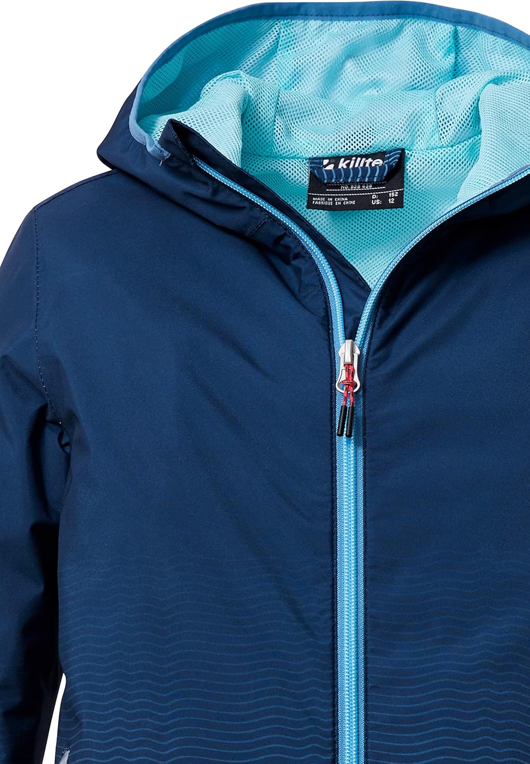 Killtec Mädchen Kos 211 Grls Jckt Funktionsjacke/Outdoorjacke mit Kapuze, packbar 128 dunkelblau, 12