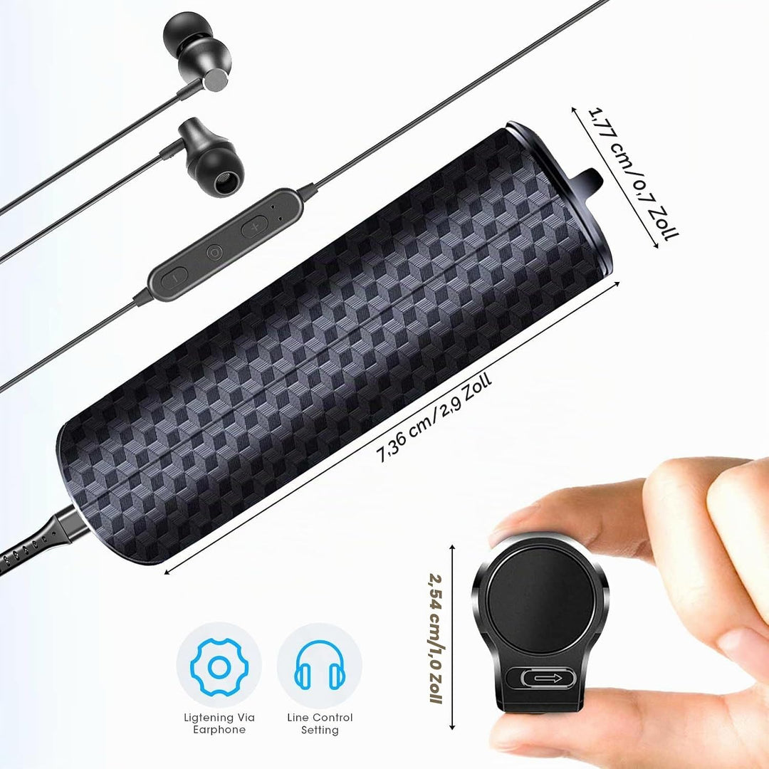 64GB Sprachrekorder mit Magnet, 25 Tage Daueraufnahme, Wiederaufladbar Über USB, Sprachaktivierung,