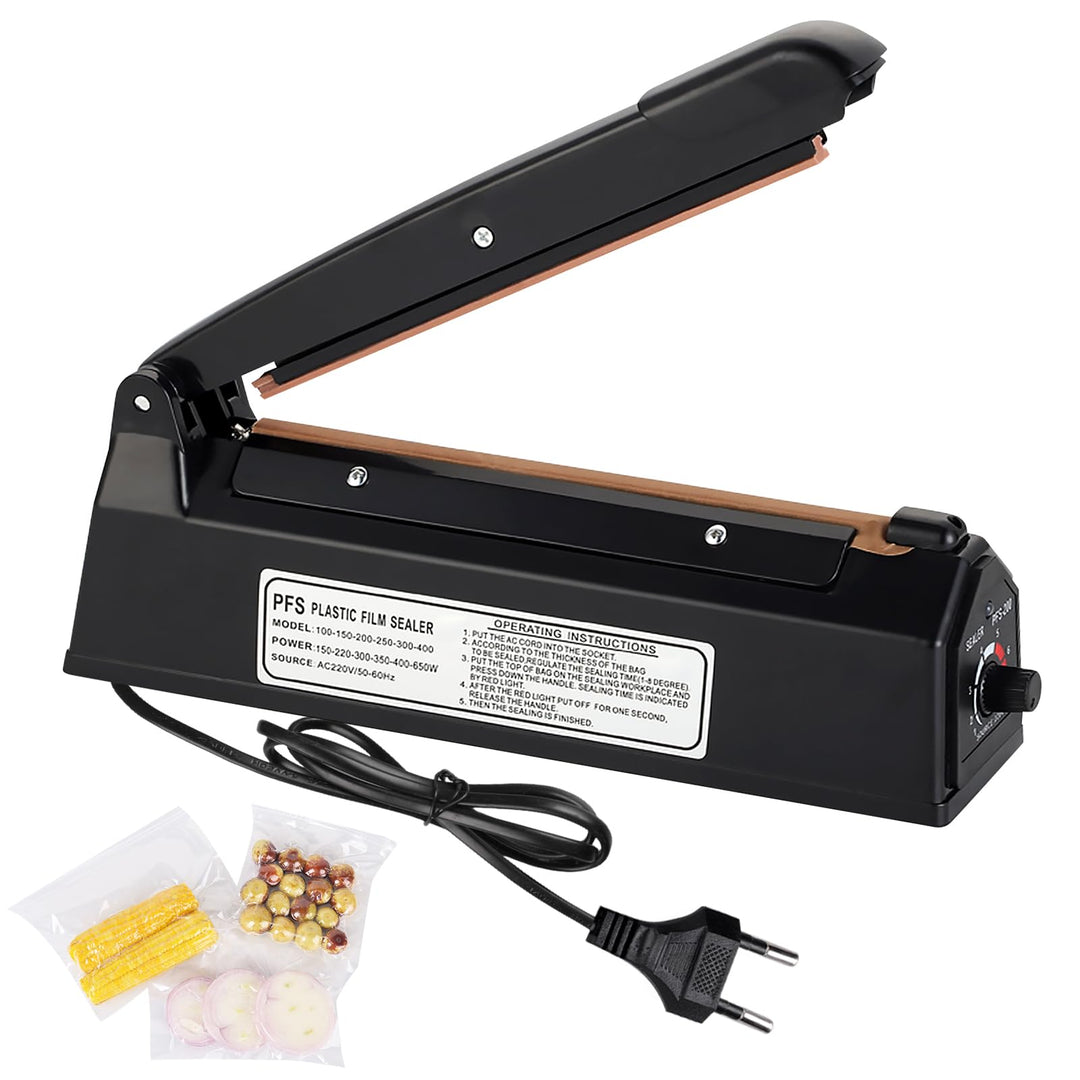 Heisssiegelgerät Folienschweissgerät 200mm, Folienschweissgerät, Impulse Heat Bag Sealer, Bag Sealer