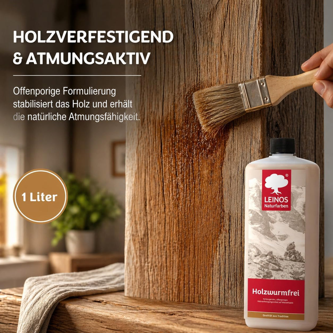Leinos 130 Holzwurm-Frei 1 l, 1 l