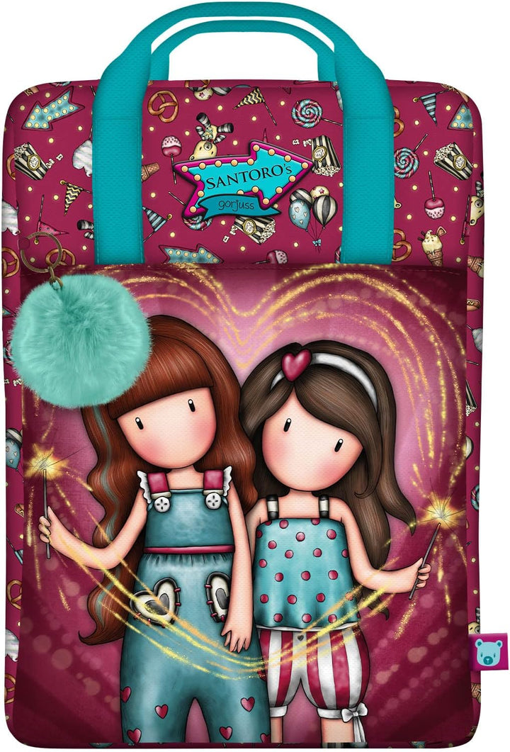 Santoro, Gorjuss Fairground Fireworks Rucksack, 25 x 36 x 10 cm, Unisex, Kinder, mehrfarbig, Standar