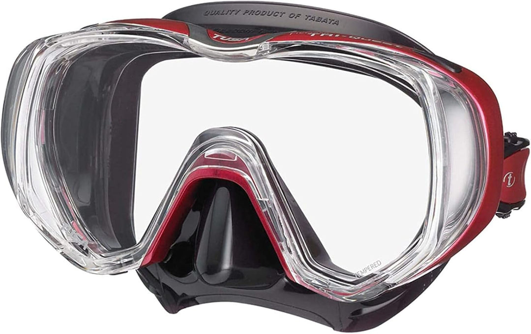Taucherbrille Tusa Tri-Quest Freedom - tauchmaske schnorchelmaske erwachsene silikon (M-3001) transa