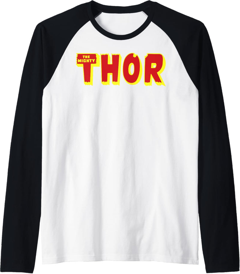 Marvel The Mighty Thor Title Logo Raglan