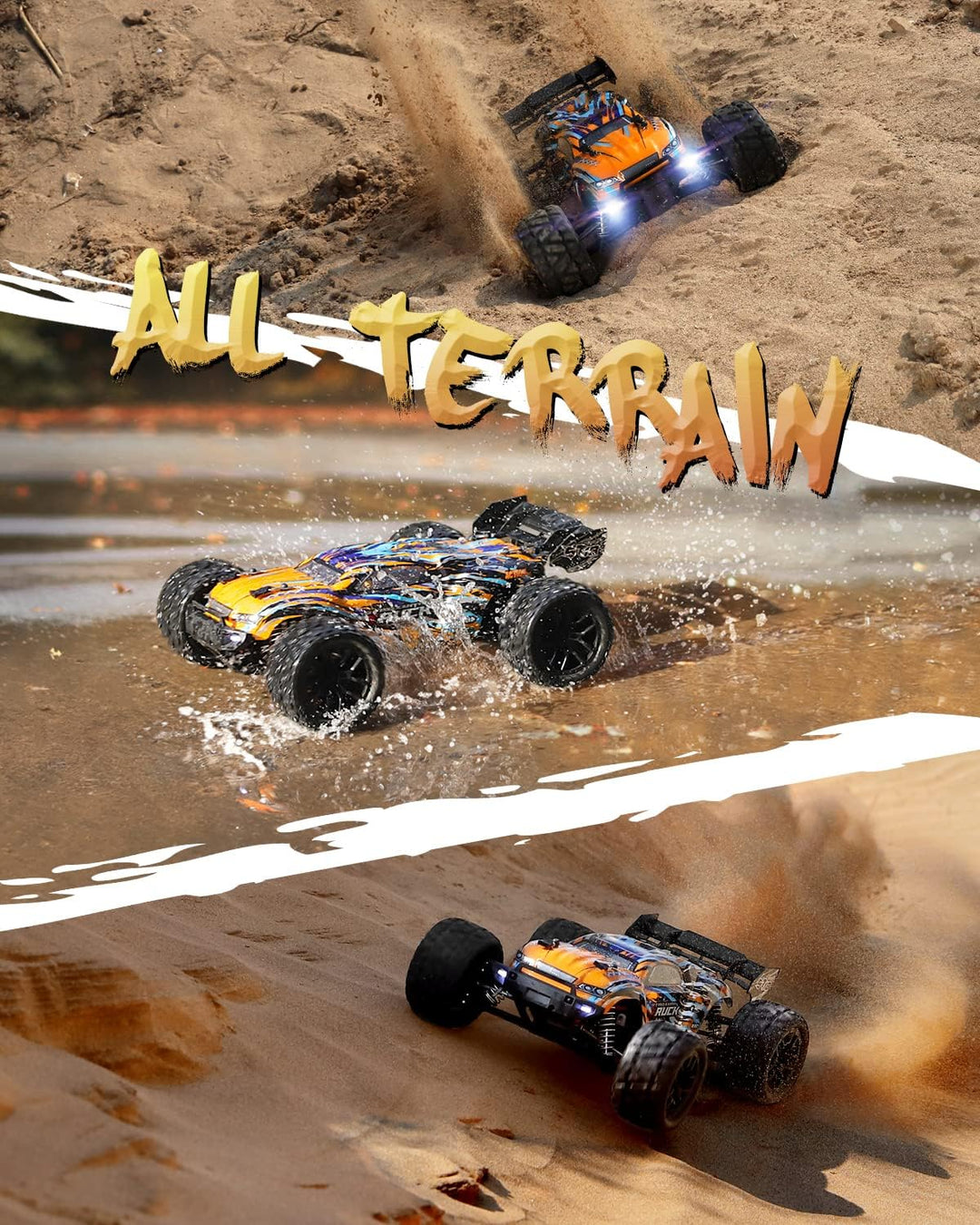 HAIBOXING Ferngesteuertes Auto 4WD RC Auto 1/18 36 km/h All Terrains Offroad Elektro Fahrzeug 2,4 GH