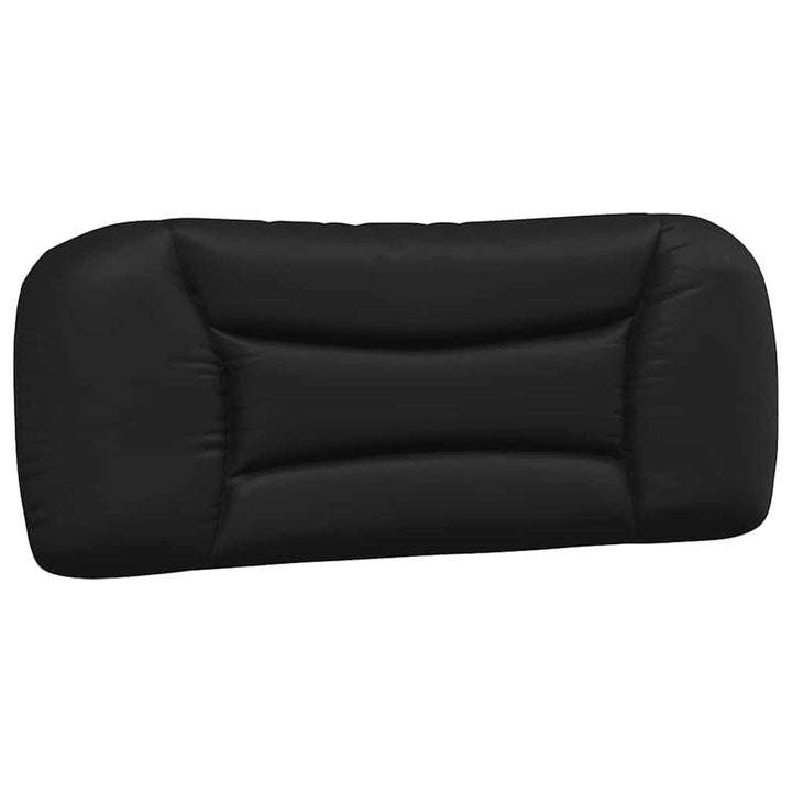 vidaXL Kopfteilkissen Hvar Schwarz 100 cm Kunstleder, Schwarz 100 cm