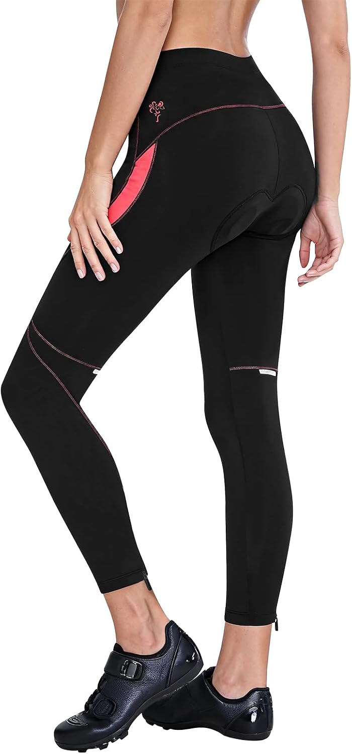 Santic Fahrradhose Damen Gepolstert Lang Radhose Damen Lang Radle rhose Damen Gepolstert auch für MT