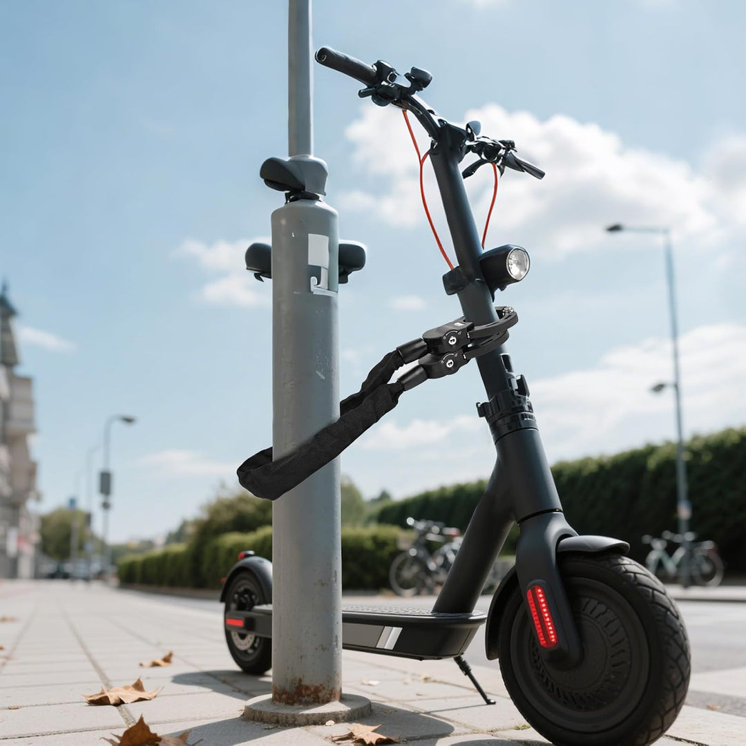 Dreamhigh® Serratura per Monopattino, Chiusura A Mano per Scooter E, Spessore 6 mm, per Scooter, Bic