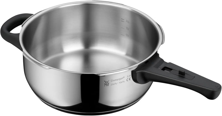 WMF Perfect One Pot Schnellkochtopf Induktion 3l, Dampfkochtopf, grosses Kochsignal, 2 Kochstufen, a