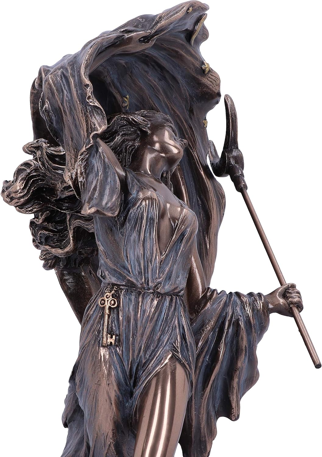 Nemesis Now Bronzefigur Nyx, griechische Göttin der Nacht, Bronze, 27.5cm