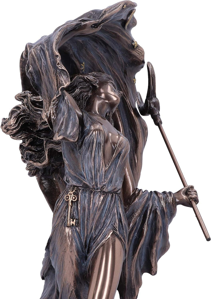 Nemesis Now Bronzefigur Nyx, griechische Göttin der Nacht, Bronze, 27.5cm