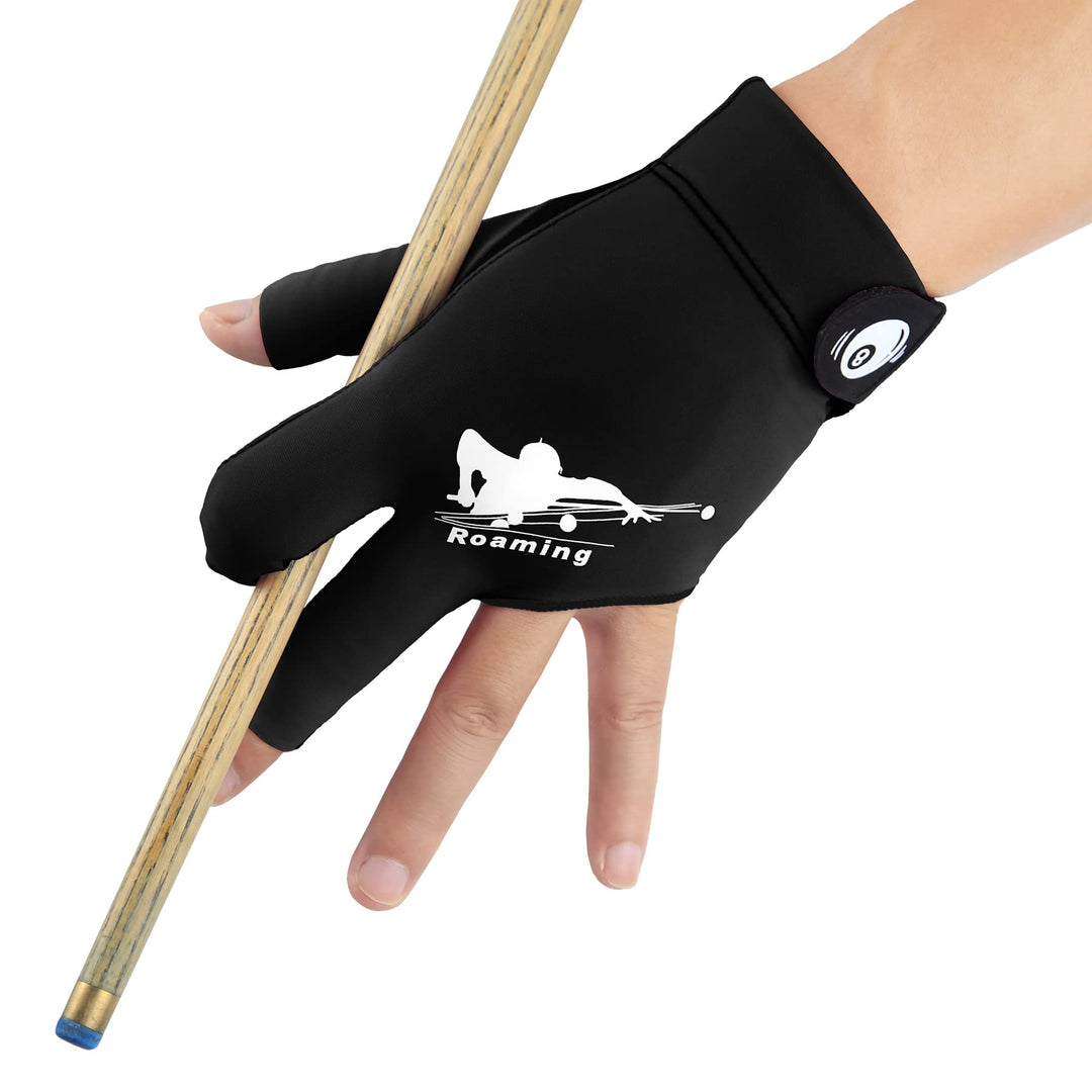 Roaming Schnelltrocknende, atmungsaktive Billard-Handschuhe, für Shooter, Snooker, Queue, Sport, pas