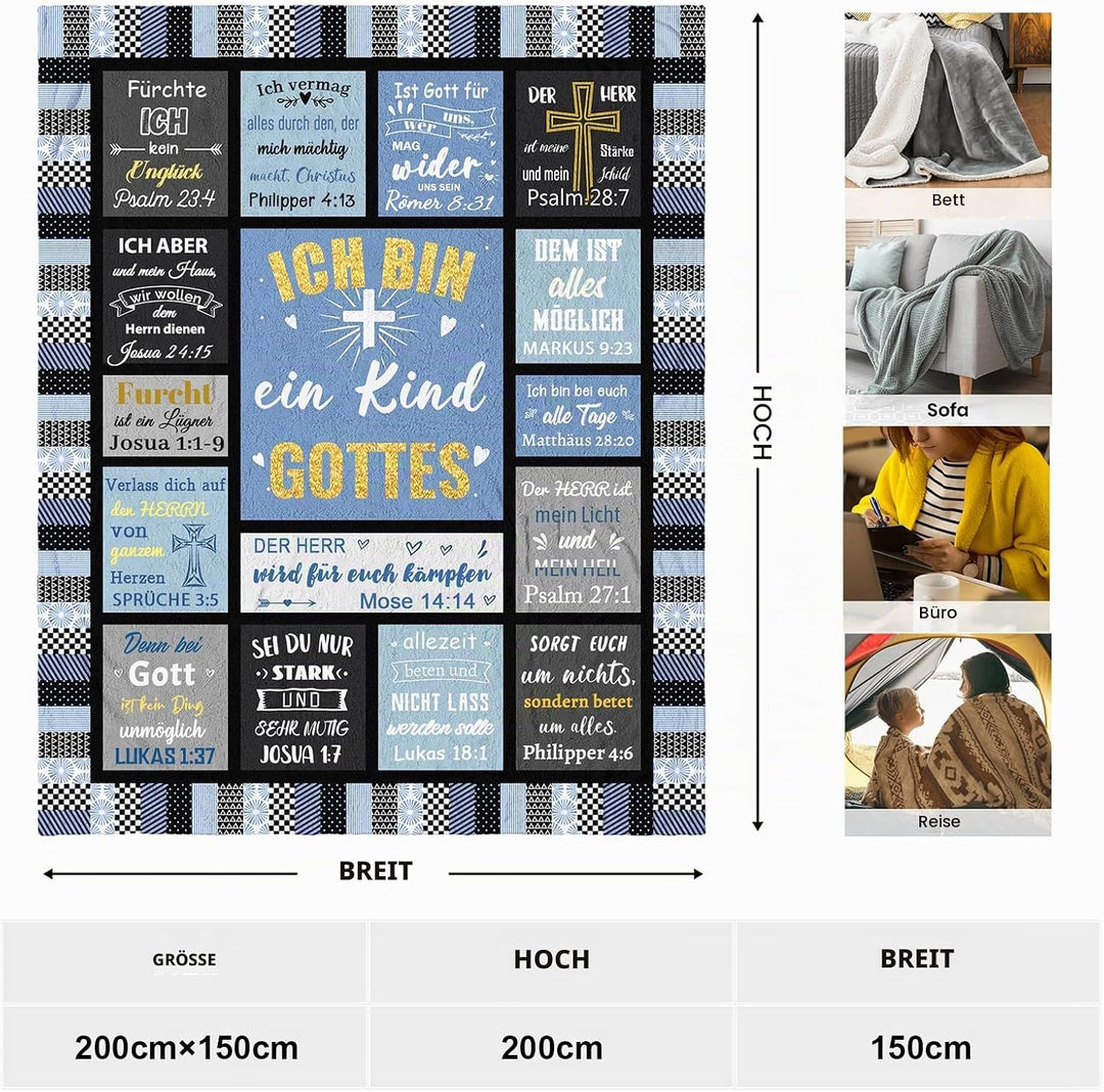 Christliche Geschenke für Frauen Männer, Taufe/Konfirmation Geschenke für Mädchen/Jungen, inspiriere