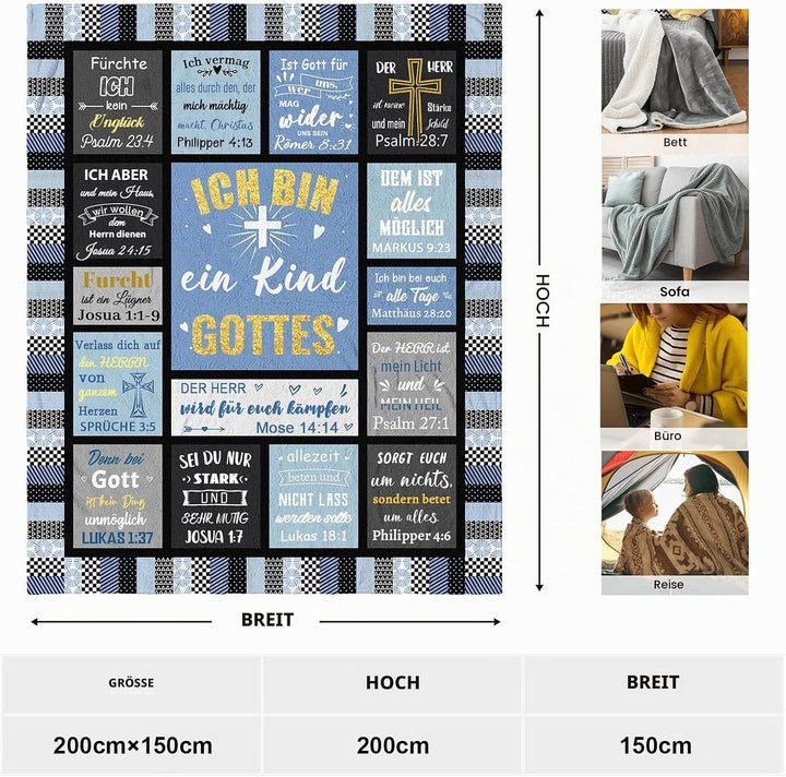 Christliche Geschenke für Frauen Männer, Taufe/Konfirmation Geschenke für Mädchen/Jungen, inspiriere