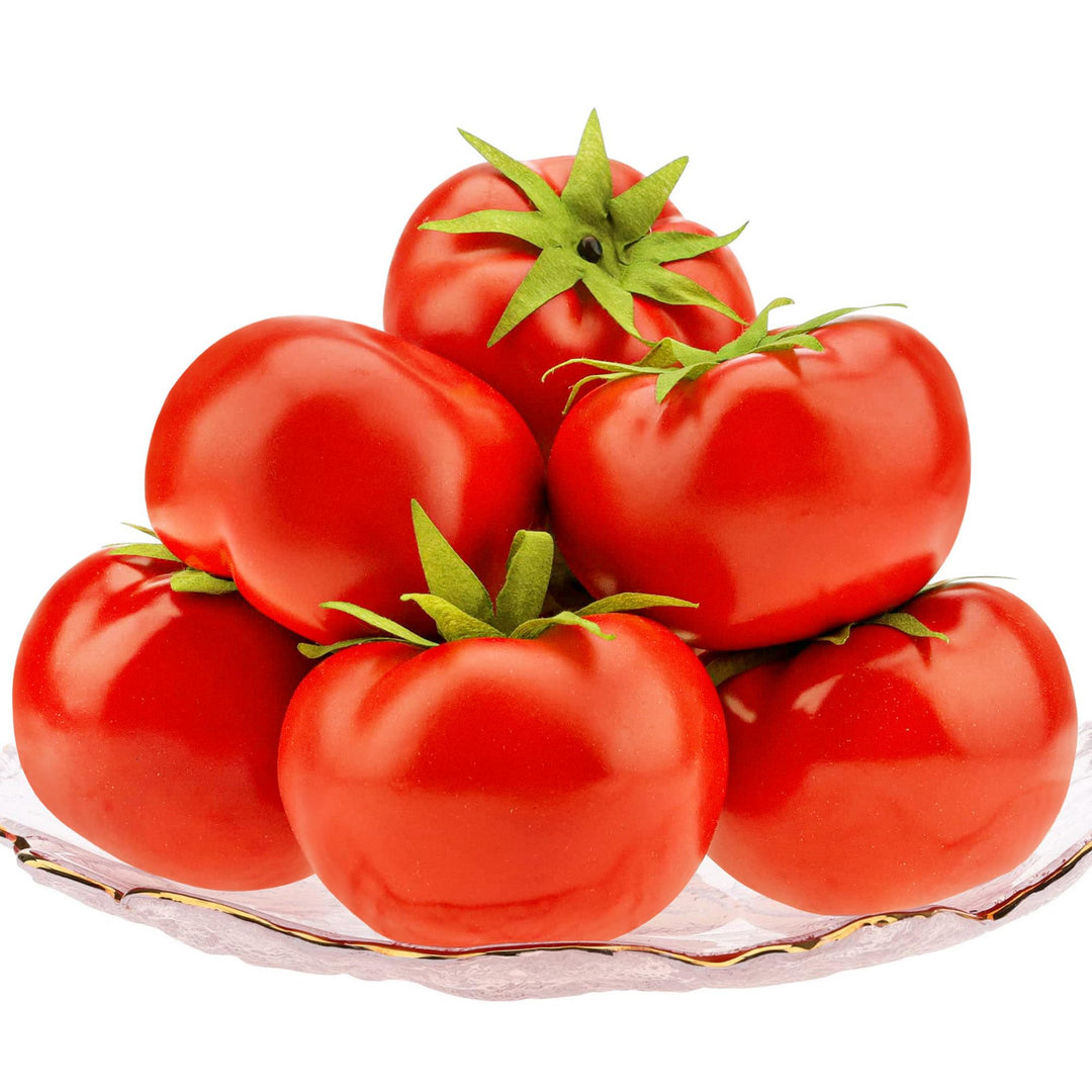 Meiwlong 6 künstliche Tomaten, lebensecht, künstliches Gemüse, Küche, Ernte, Party, Thema, Display,