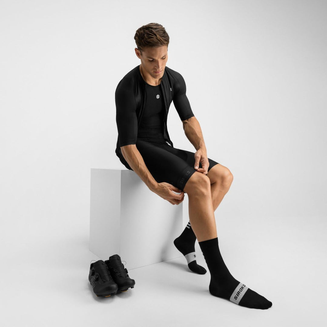 SIROKO - Radsport Trägerhose SRX Pro Elite M Schwarz, M Schwarz