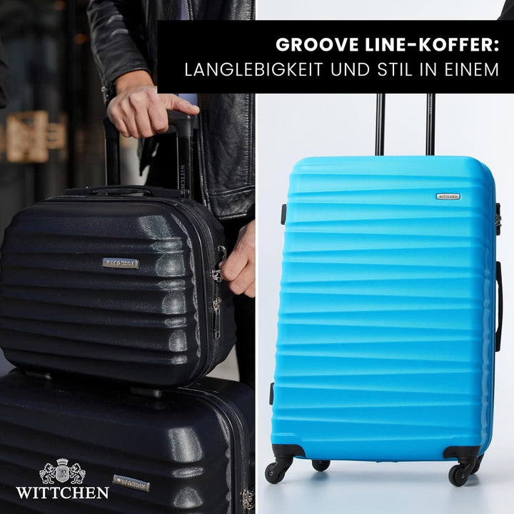 WITTCHEN Reisekoffer Handgepäck Kabinengepäck Rollkoffer Kabinenkoffer Kleiner Koffer Trolley Hartsc