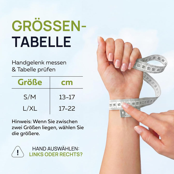 Karpaltunnel Handgelenkstütze mit Metallschiene-Stabilisator - Zur Linderung von Tendinitis Arthriti