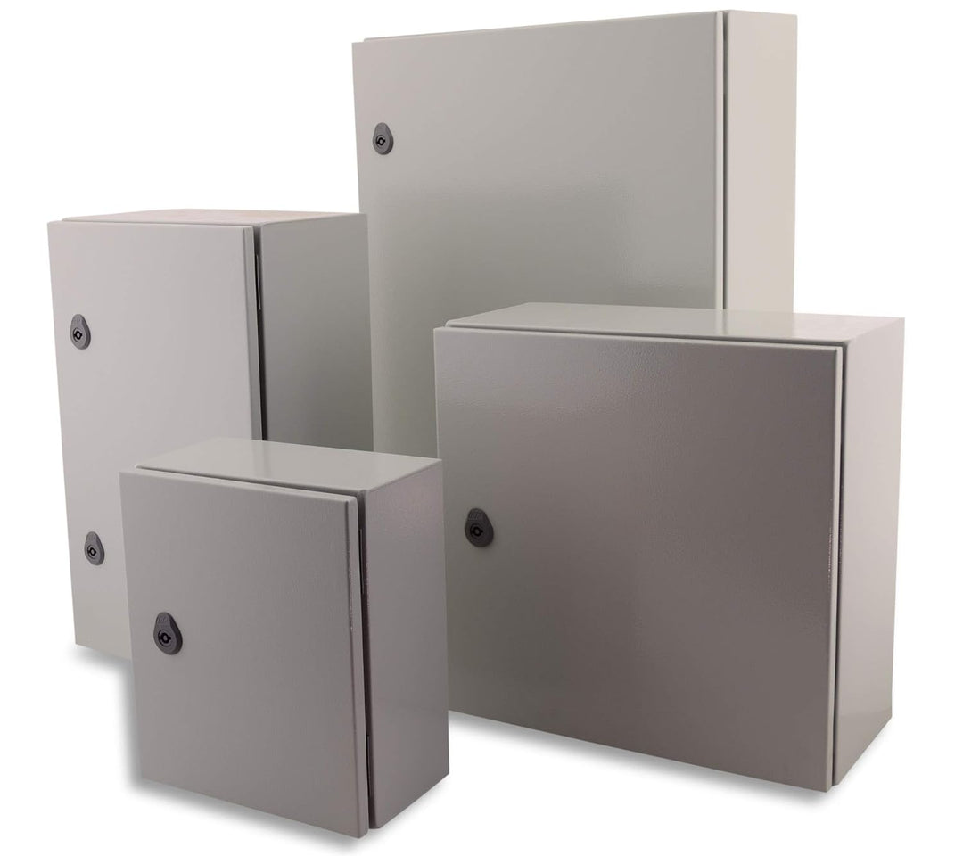 BOXEXPERT® Verteilerkasten aussen wasserdicht [Schutzklasse IP66, Stahlblech] 600x500x250mm - Serie