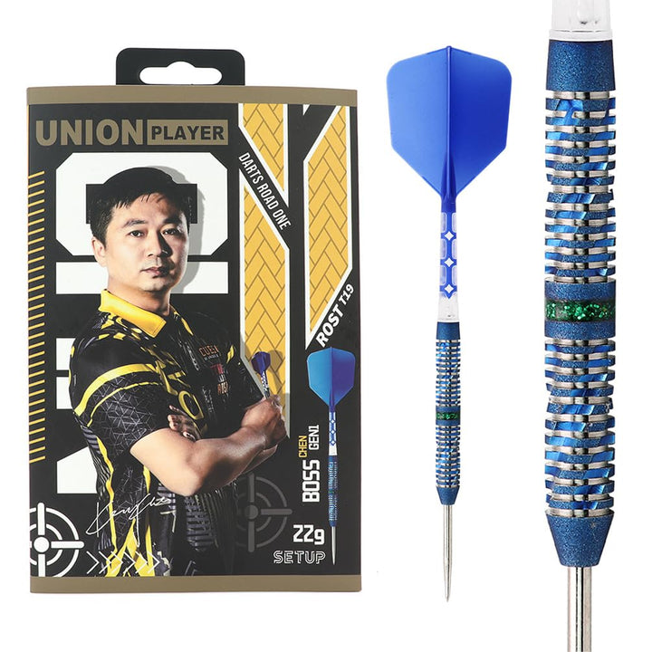CUESOUL "BOSS CHEN GEN1 22g Dart-Set mit 90% Wolfram-Stahlspitze CSDP-BCYG1-22g, CSDP-BCYG1-22g