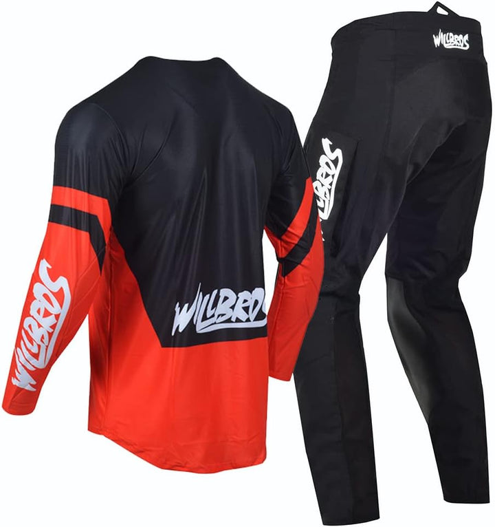 Willbros Motocross Jersey Hose Combo Männer Frauen Dreckiges Fahrrad MX Ausrüstungsset Offroad mit R