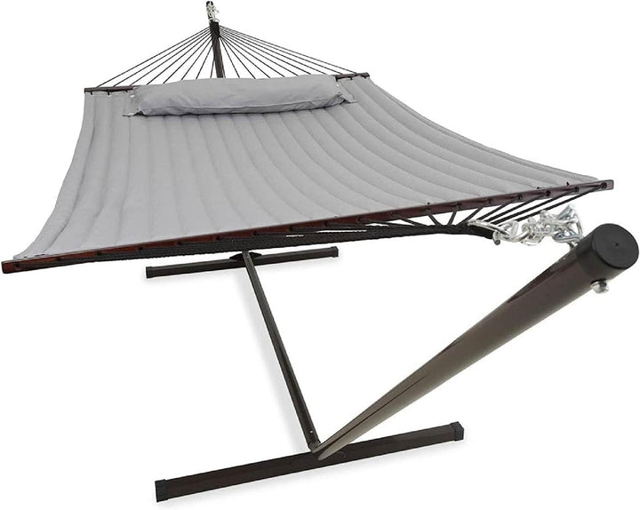 VITA5 Hängematte Outdoor - Hängematte mit Gestell für den Garten, Pool & Balkon - Grosszügige Hängem