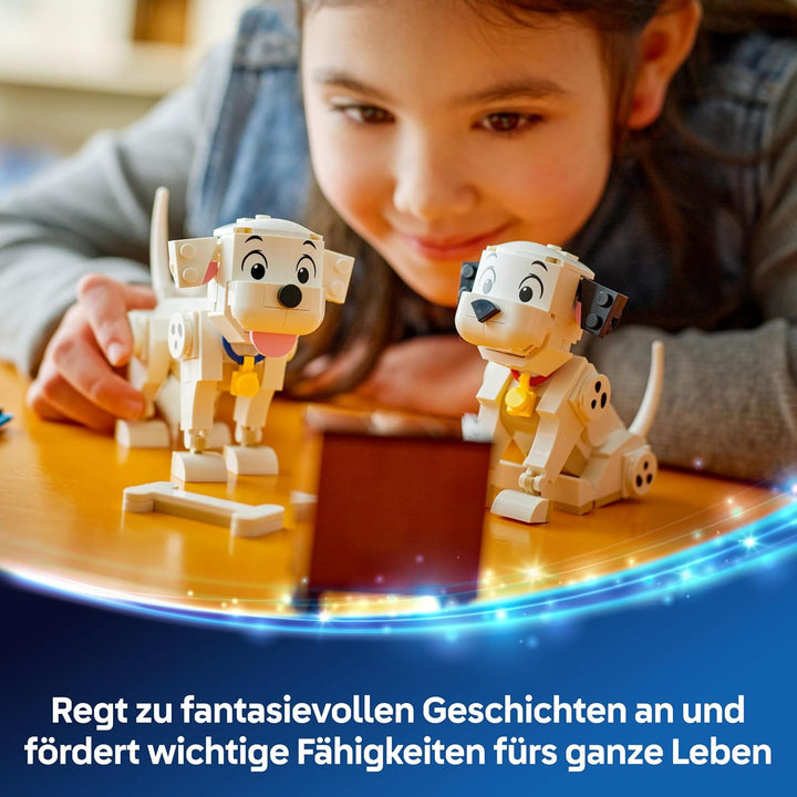 LEGO ǀ Disney Lucky & Penny 101 Dalmatiner - Welpen Spielset – Tierfiguren zum Spielen mit beweglich