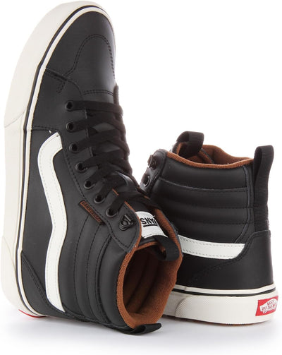 Vans Herren Filmore Hi Vansguard Sneaker 39 EU Leather Black Marshmallow, 39 EU Leather Black Marshm