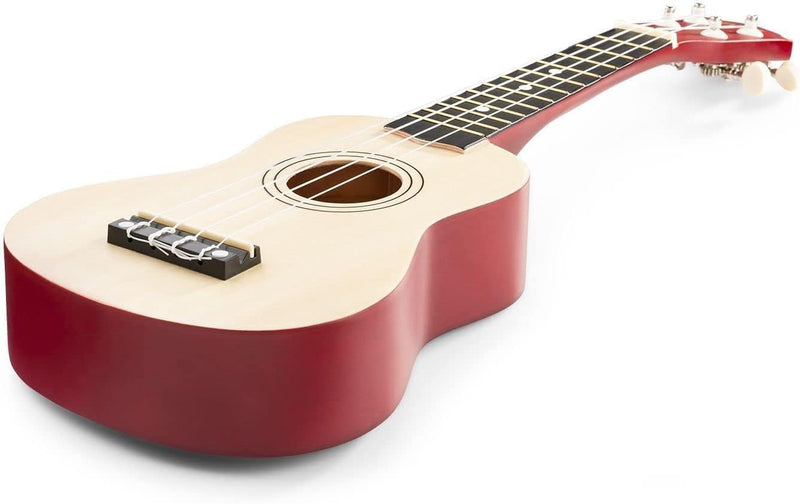 MAX UKEY Ukulele Komplett Set inkl. Plektren, digitalem Stimmgerät und Tasche, 21" mini Gitarre, Uku