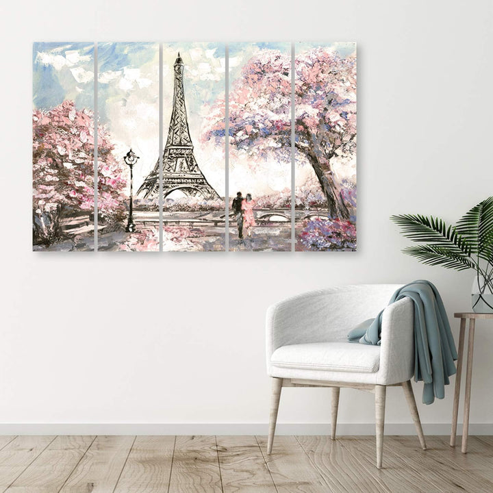 Feeby. Leinwandbild - 5 Teile - Bilder, Wand Bild, Wandbilder, Kunstdruck XXL, 5-Teilig, Typ C, 150x