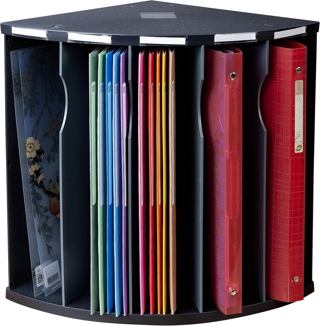 Exacompta 393714D Ergonomische Sortierablage THE CORNER mit 5 Fächern für Ordner, Mappen, Hefter und
