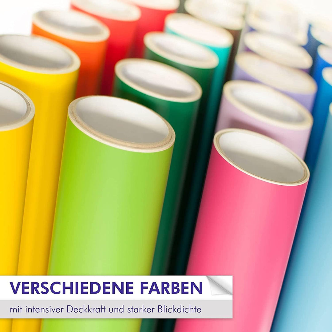 Klebefolie Möbel transparent, 100cm x 5 m - Klebefolie Auto aussen glänzend - Plotterfolie - Wandsch