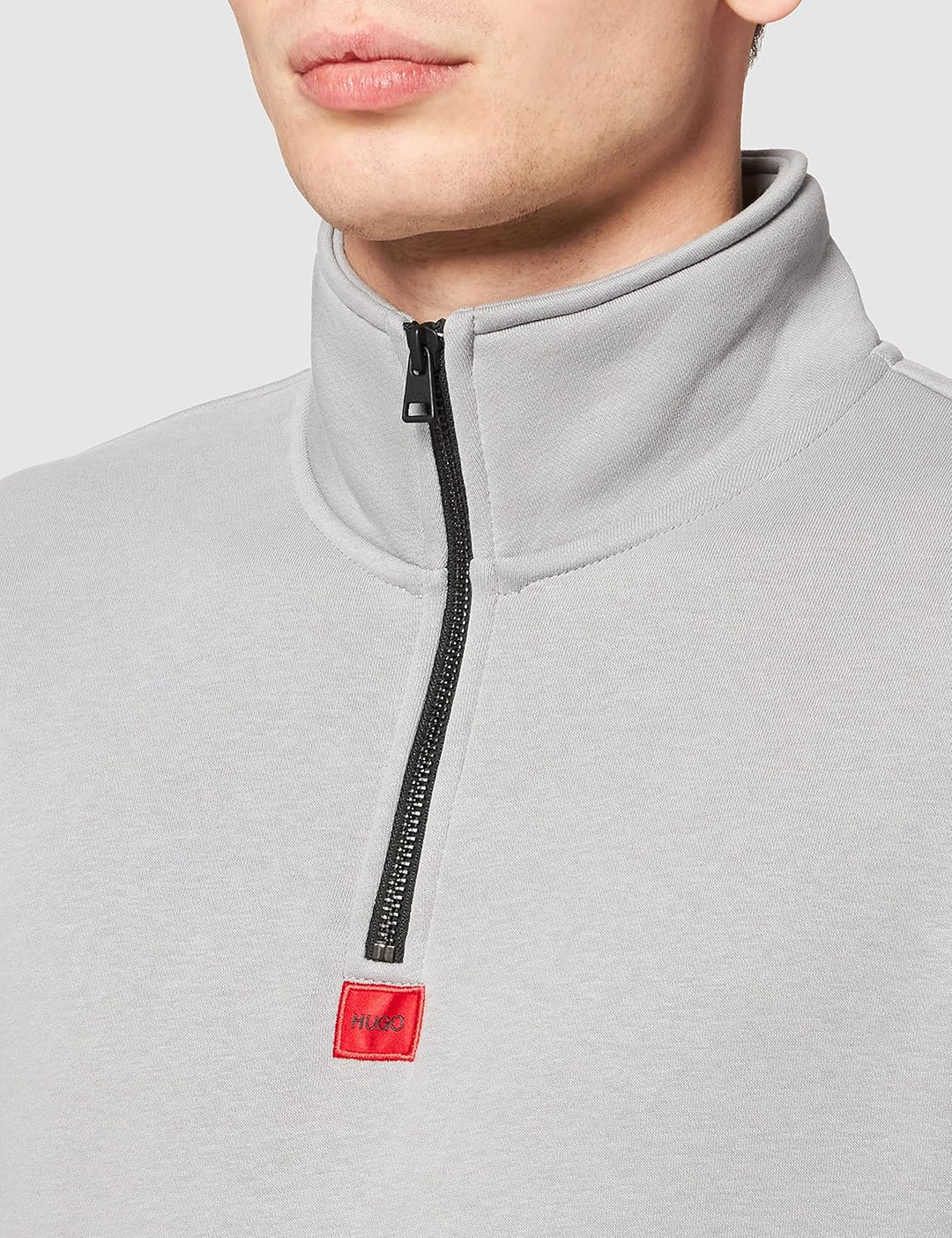 HUGO Herren Durton Sweatshirt XL Silver47, XL Silver47