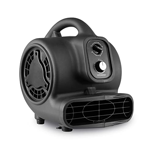 XPower Mighty Centrifugal Air Mover, Carpet Dryer, Floor Fan, Blower, Stackable, Daisy Chain, for Wa