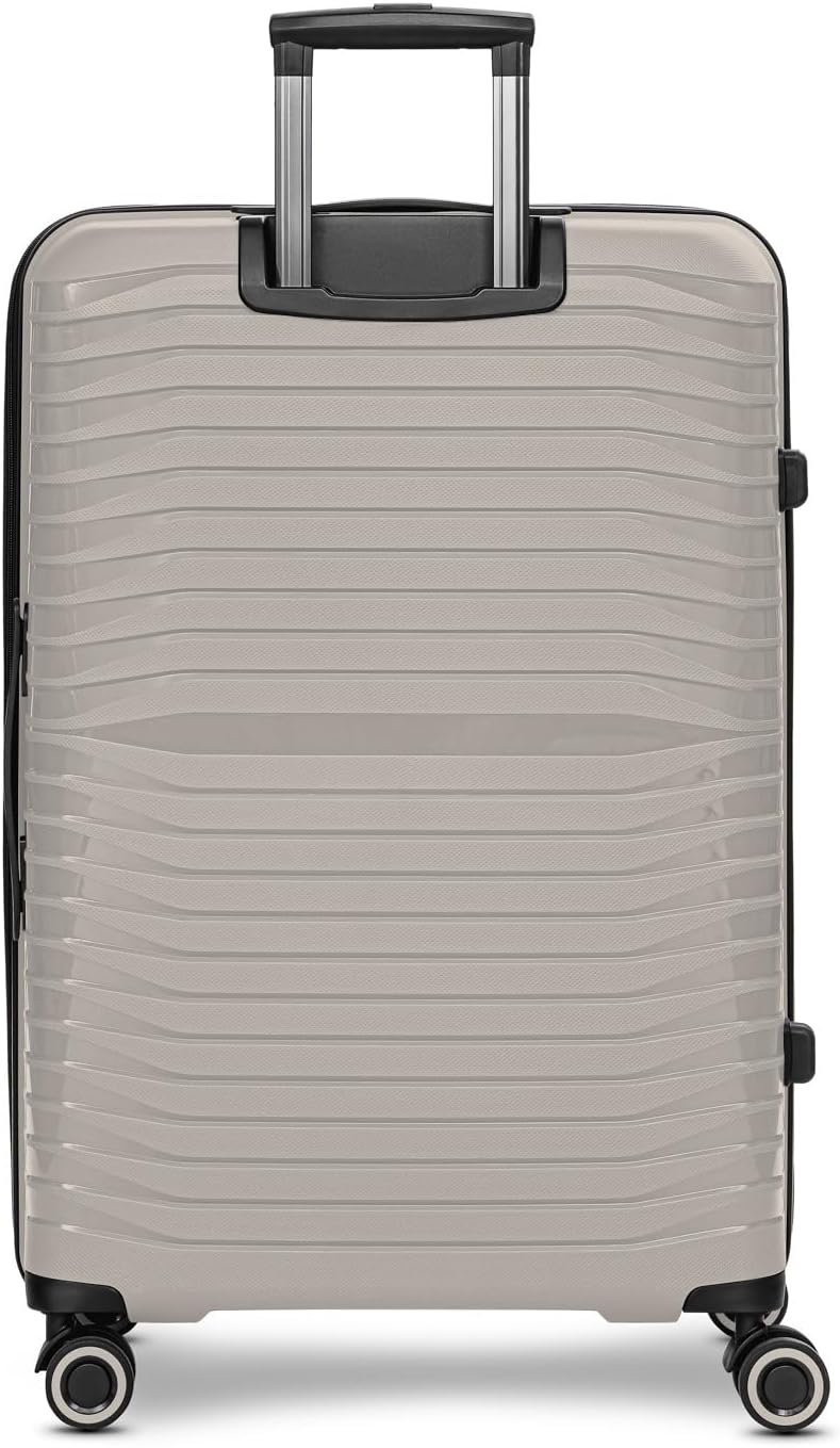 Stratic Shine Koffer & Trolley Gross | Hergestellt aus Bruch- & Kratzfestem Polypropylen mit 4 Rolle