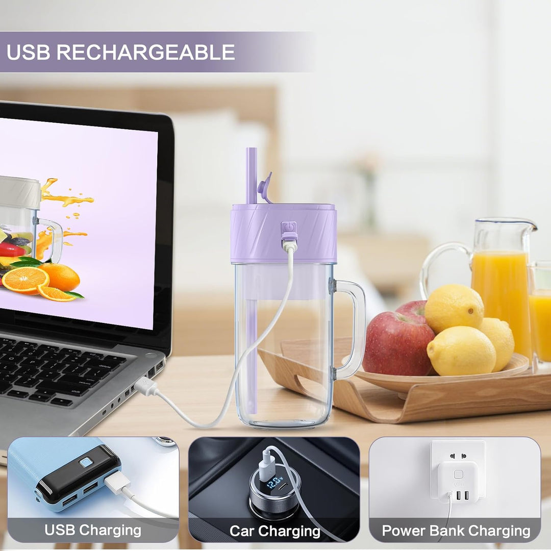Mixer Smoothie Maker, Smoothie Mixer Klein, Mini Tragbarer Blender, Tragbarer Mixers USB, Smoothie-M
