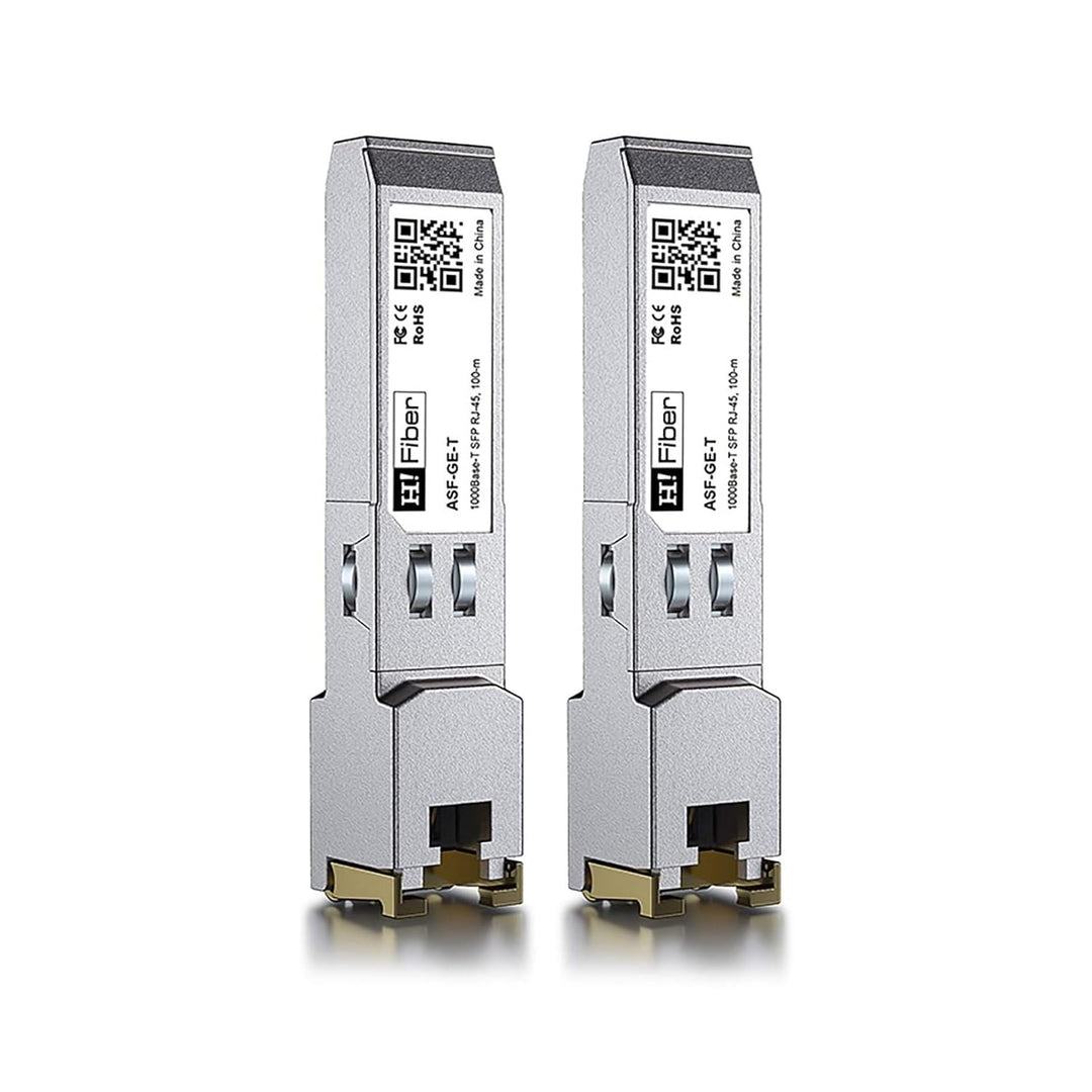 H!Fiber Gigabit SFP Kupfer RJ45 Modul, 1000base-T Transceiver für Cisco GLC-T/SFP-GE-T, Meraki MA-SF