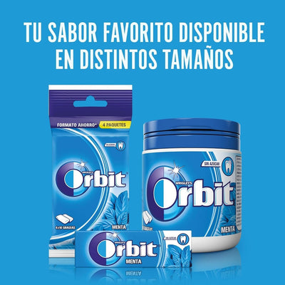 ORBIT OHNE ZUCKER KAUGUMMIS MINT