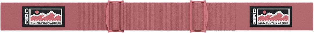Giro Blok Asian Fit Erwachsene Schneebrille mit lebendigen Gläsern Dusty Rose All Access - Vivid Pin