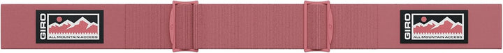 Giro Blok Asian Fit Erwachsene Schneebrille mit lebendigen Gläsern Dusty Rose All Access - Vivid Pin