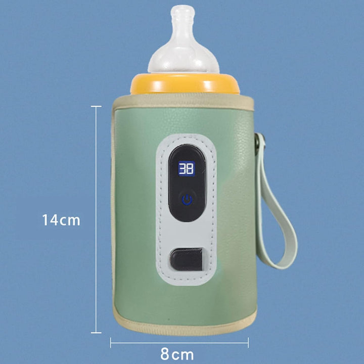 Babyflaschenw?rmer, Temperatursteuerung, USB-ladbar, wasserdicht, tragbar f¨¹r Muttermilch, Babynahr