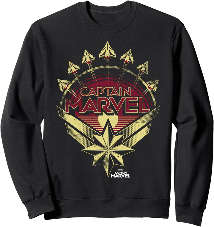 Captain Marvel Planes Logo Sweatshirt