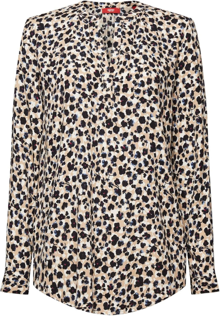 ESPRIT Damen Bluse, 288/Sand 4