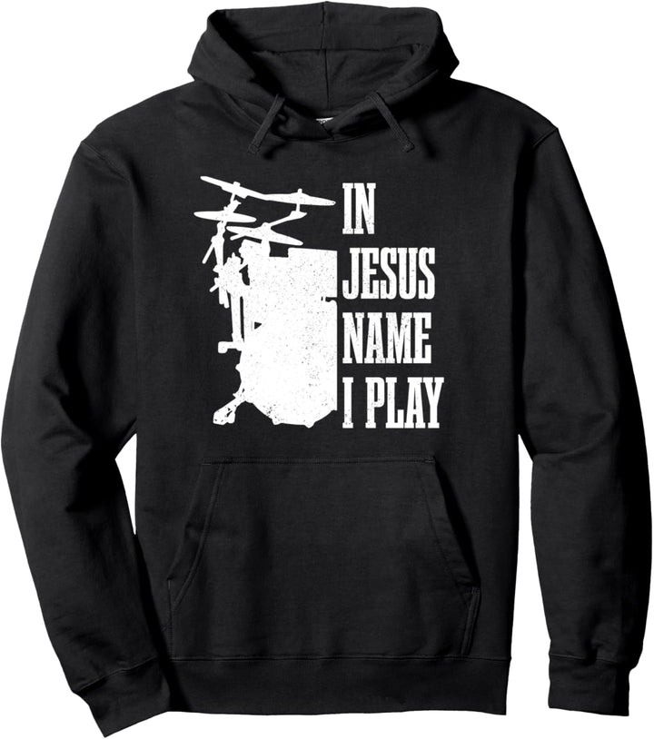 Christian Drummer Drummer, Drumming für Jesus Pullover Hoodie